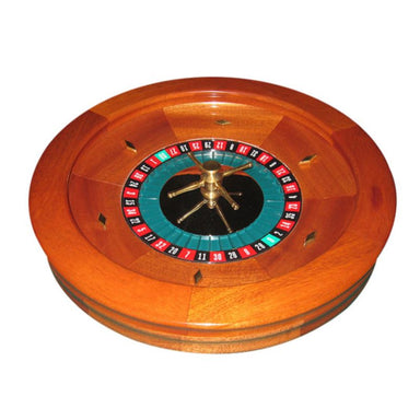 19 inch roulette wheel made in the usa profile view
